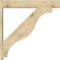 Ekena Millwork Funston Block Rough Sawn Outlooker, Douglas Fir, 8"W x 48"D x 48"H OUT08X48X48FST05RDF - alternate 2